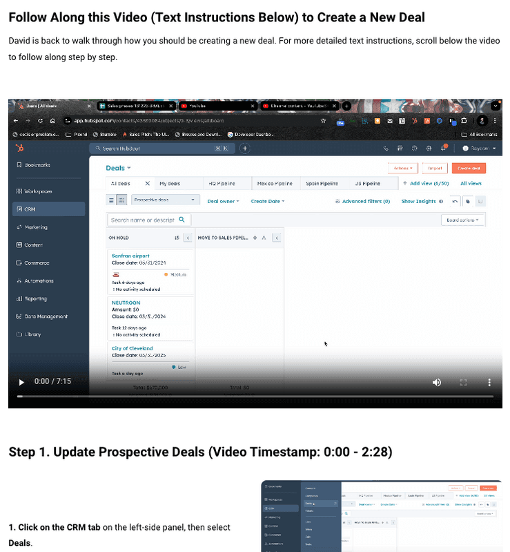 Screenshot of a learning path within the Gateway platform.
