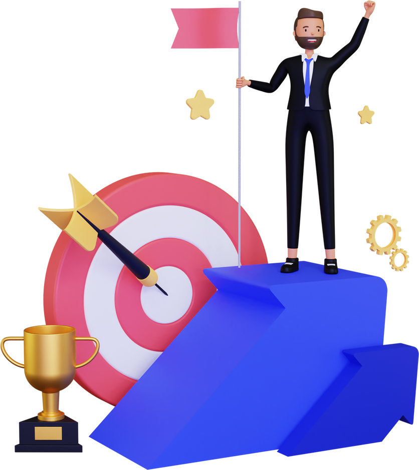 Successful Businessman Illustration