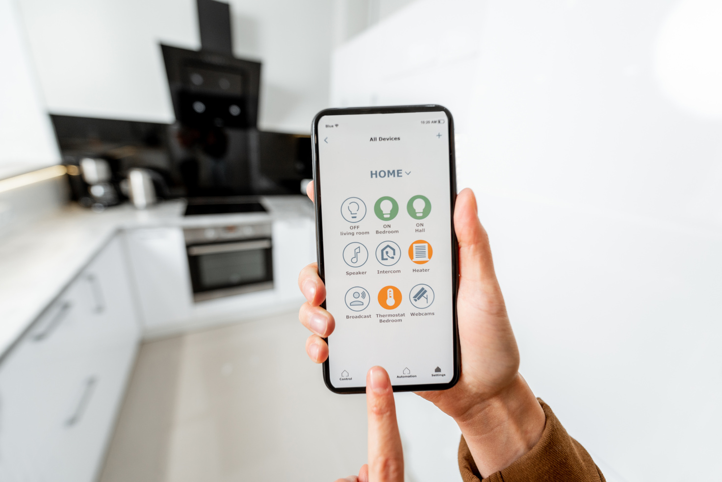 Controlling Kitchen Appliances with a Smartphone App