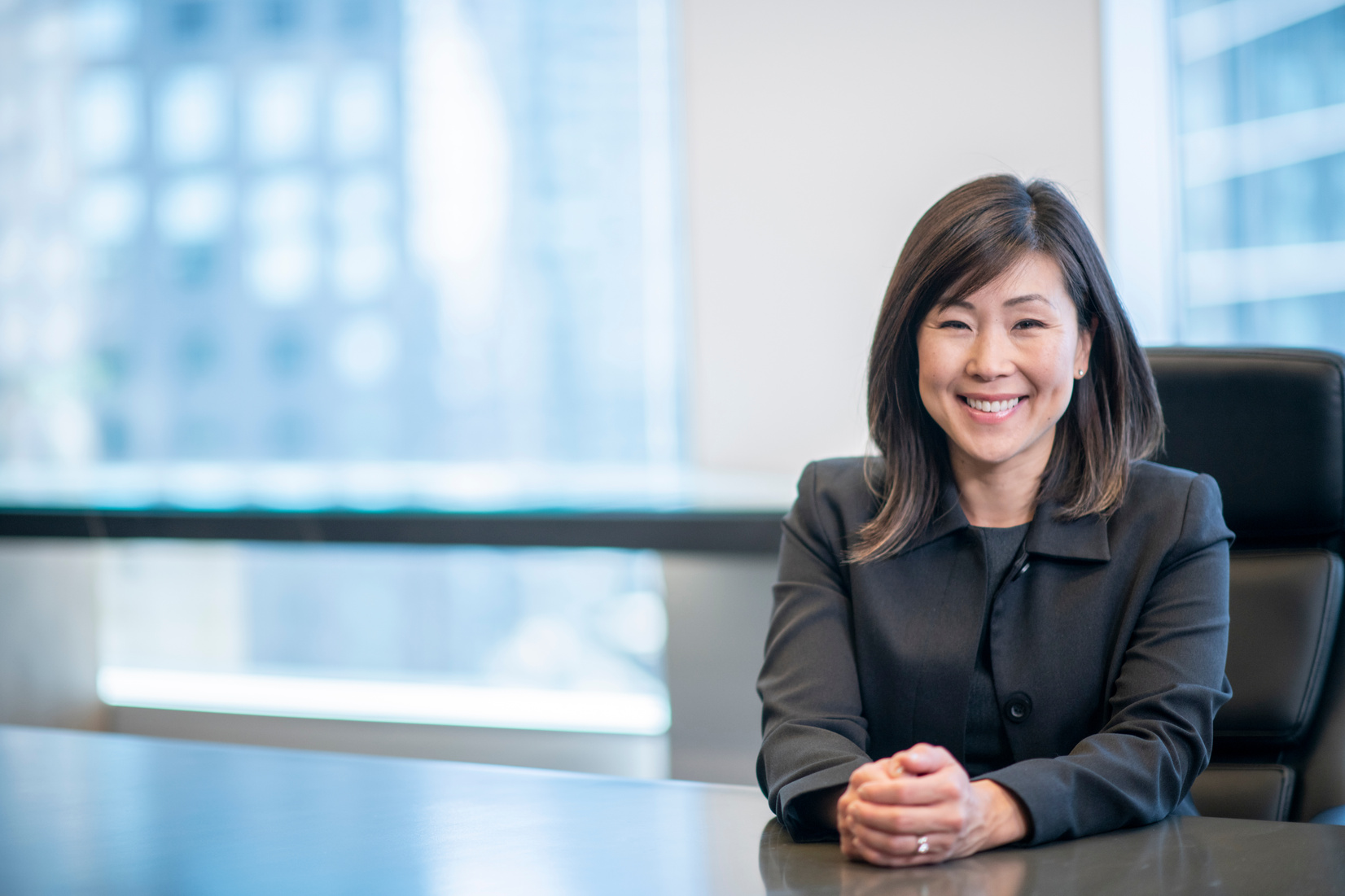 Smiling Office Worker